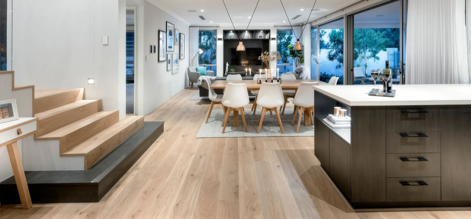 Timber flooring in a Melbourne home