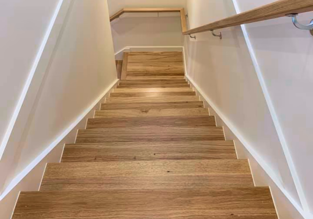 Completed timber flooring project in Melbourne